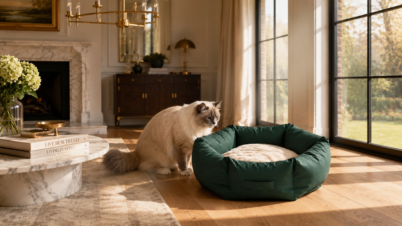 HexaNest Premium Cat Bed · GuardLynx