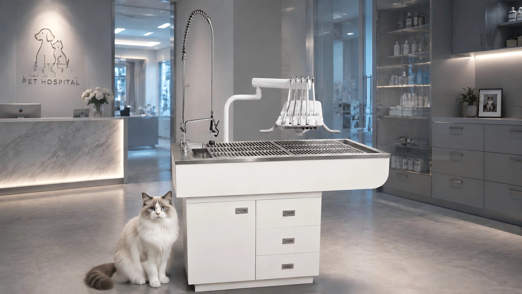 GuardLynx Electric Vet Dental Table · GuardLynx
