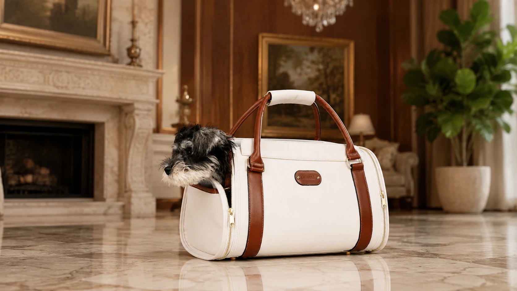 Luxury Pet Carrier Travel Bag · GuardHound DOG
