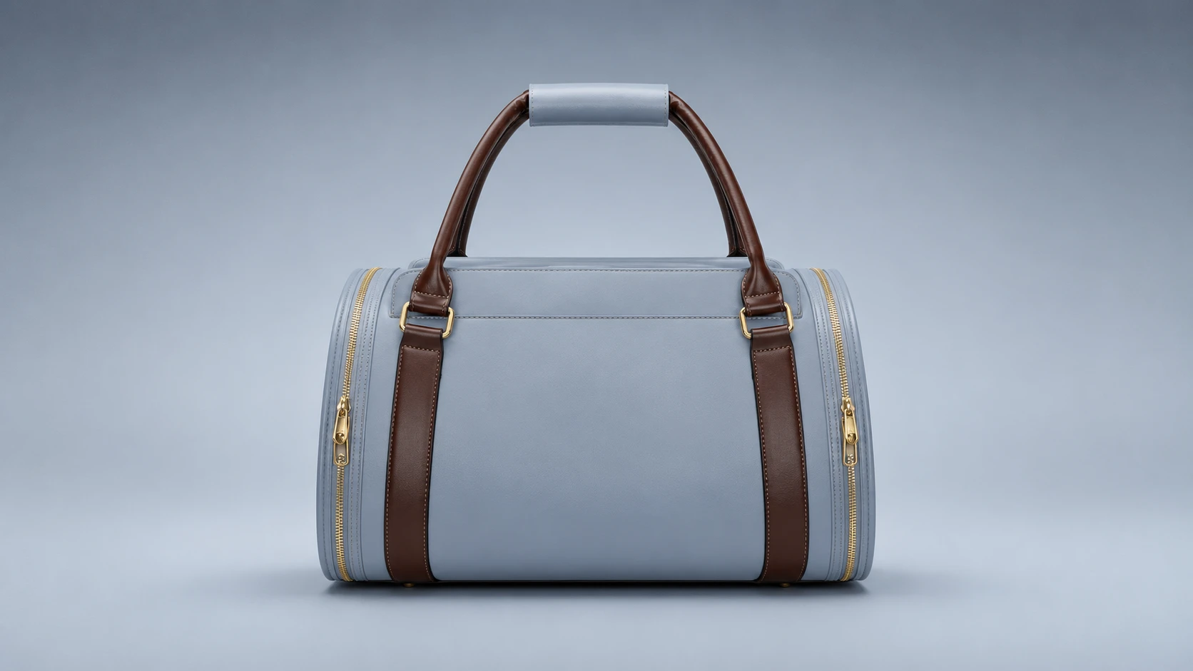 Luxury Pet Carrier Travel Bag · Foggy Blue Gray · GuardHound DOG