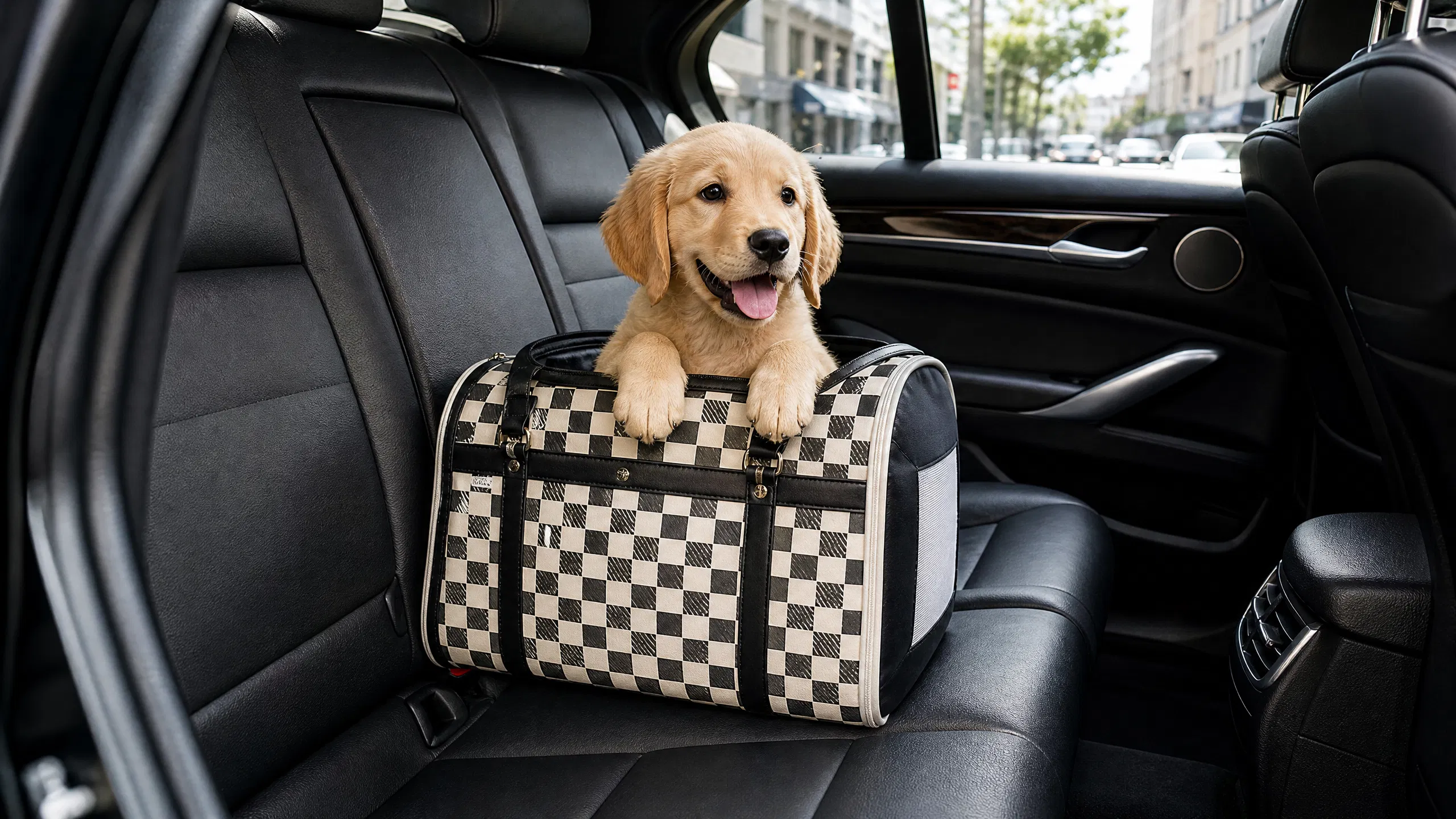 GuardHound Luxury Multi-Function Pet Travel Bag · Multiple Storage Pockets · GuardHound DOG