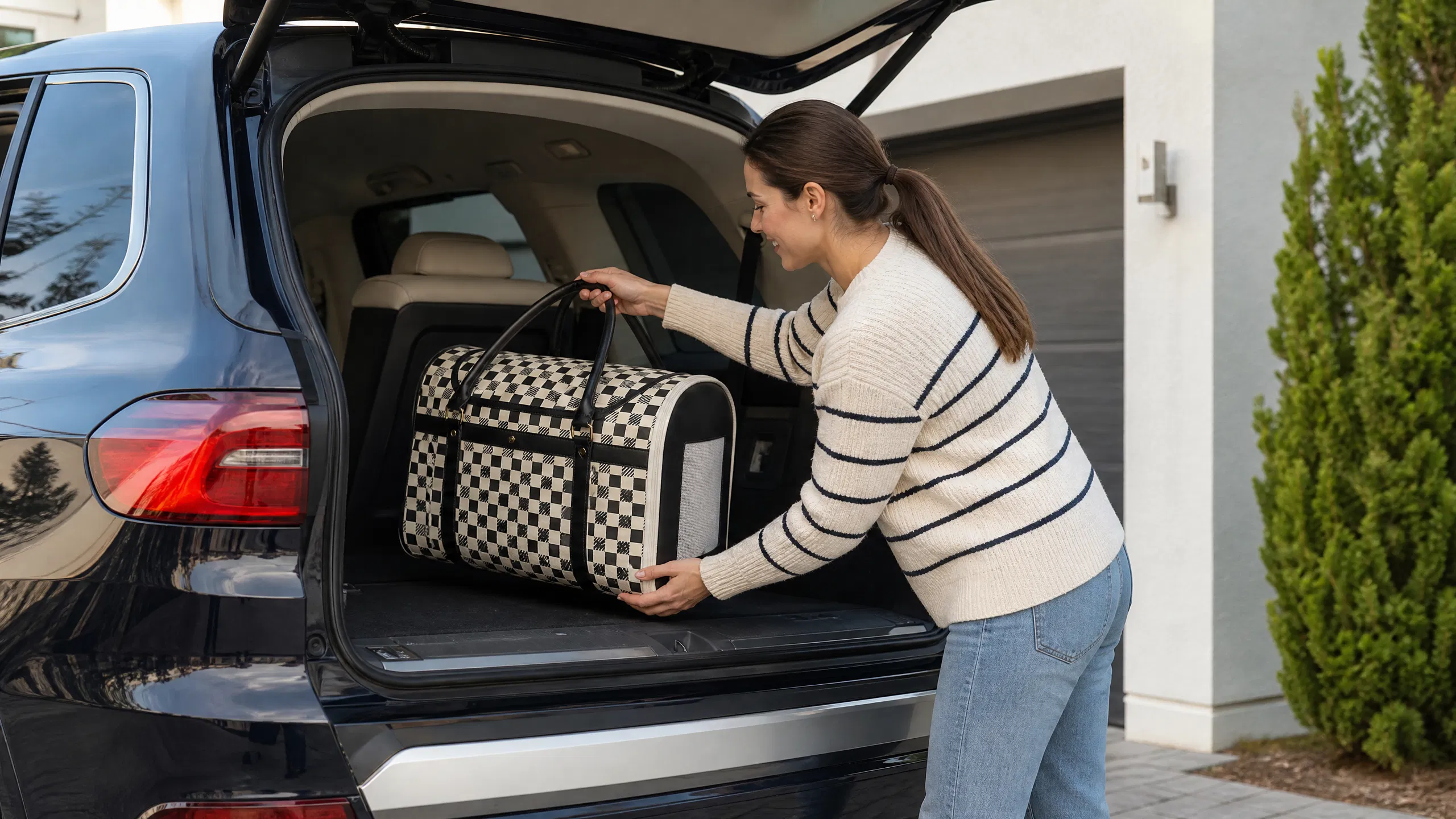GuardHound Luxury Multi-Function Pet Travel Bag · Car Ride Companion · GuardHound DOG