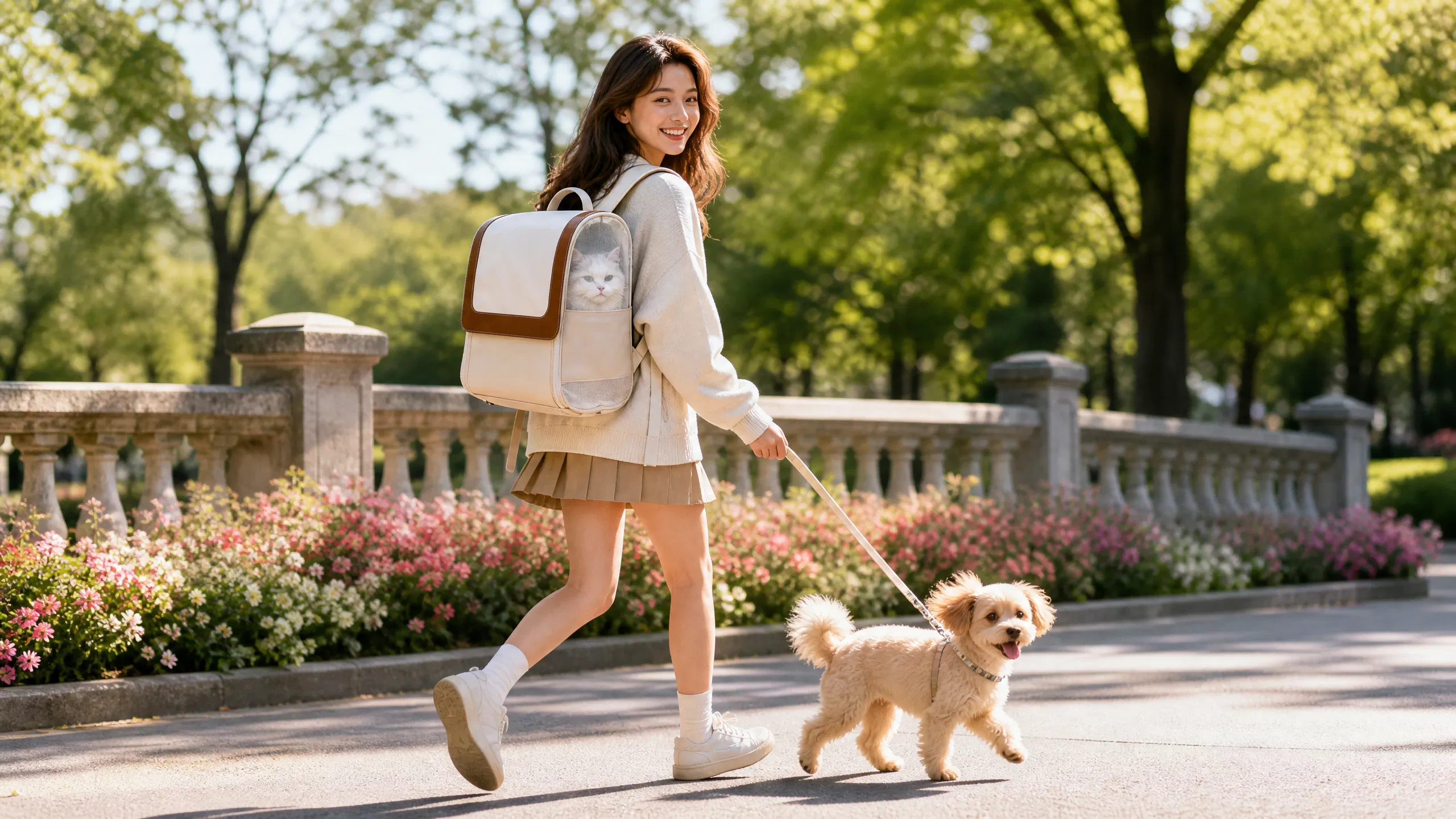GuardHound Luxury Breathable Pet Carrier Backpack · Morning Stroll Ready · GuardHound DOG