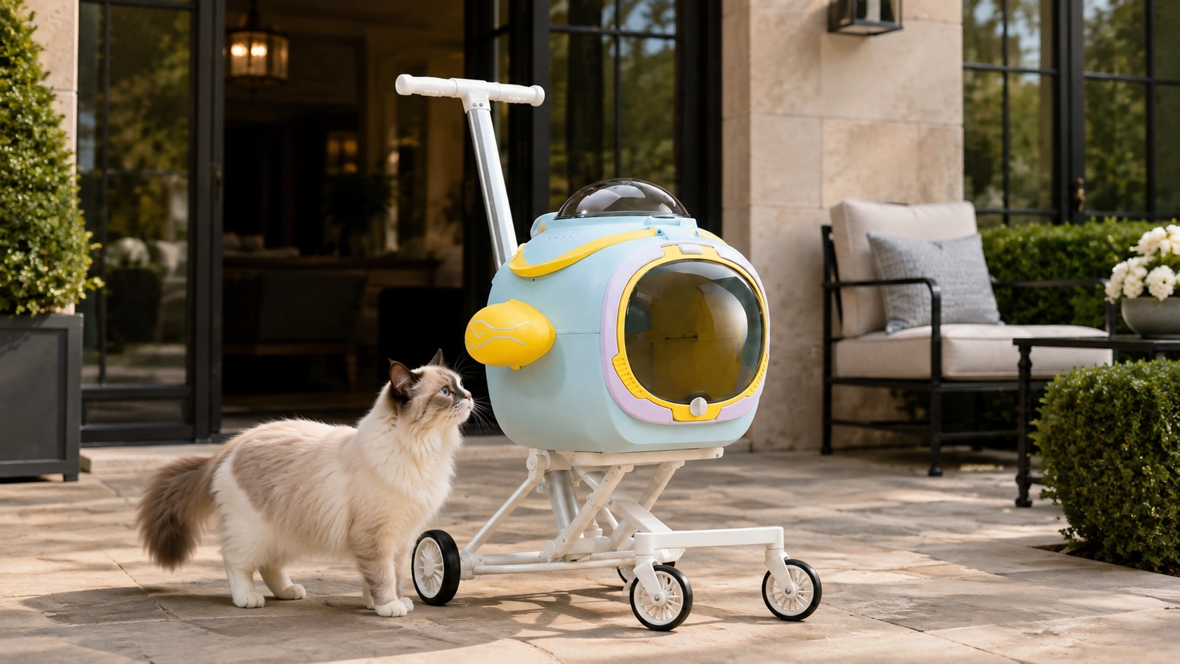AeroLynx Aluminum Cat Backpack & Stroller · GuardLynx
