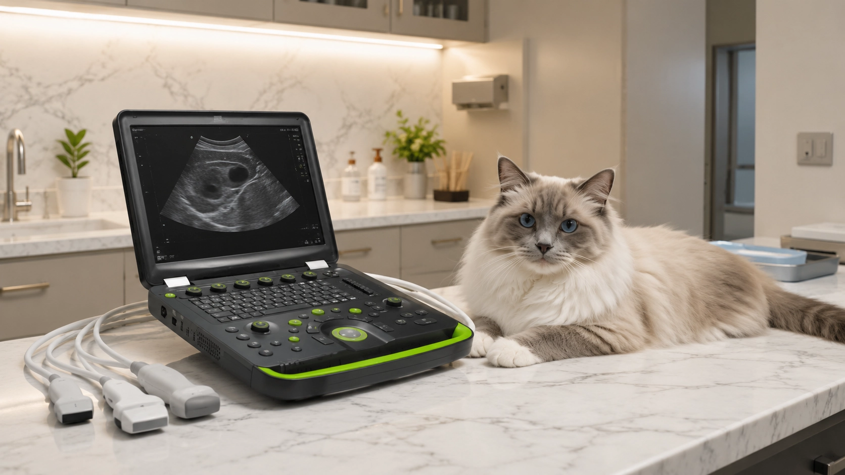 Smart Portable Ultrasound Scanner for Pets · High-Definition Imaging · GuardLynx