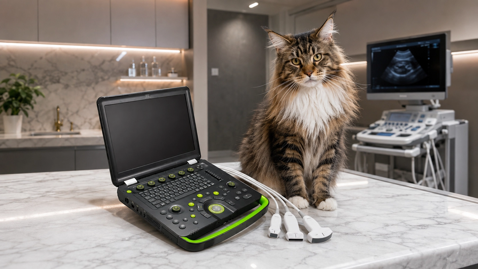 Smart Portable Ultrasound Scanner for Pets · Smart Analysis · GuardLynx