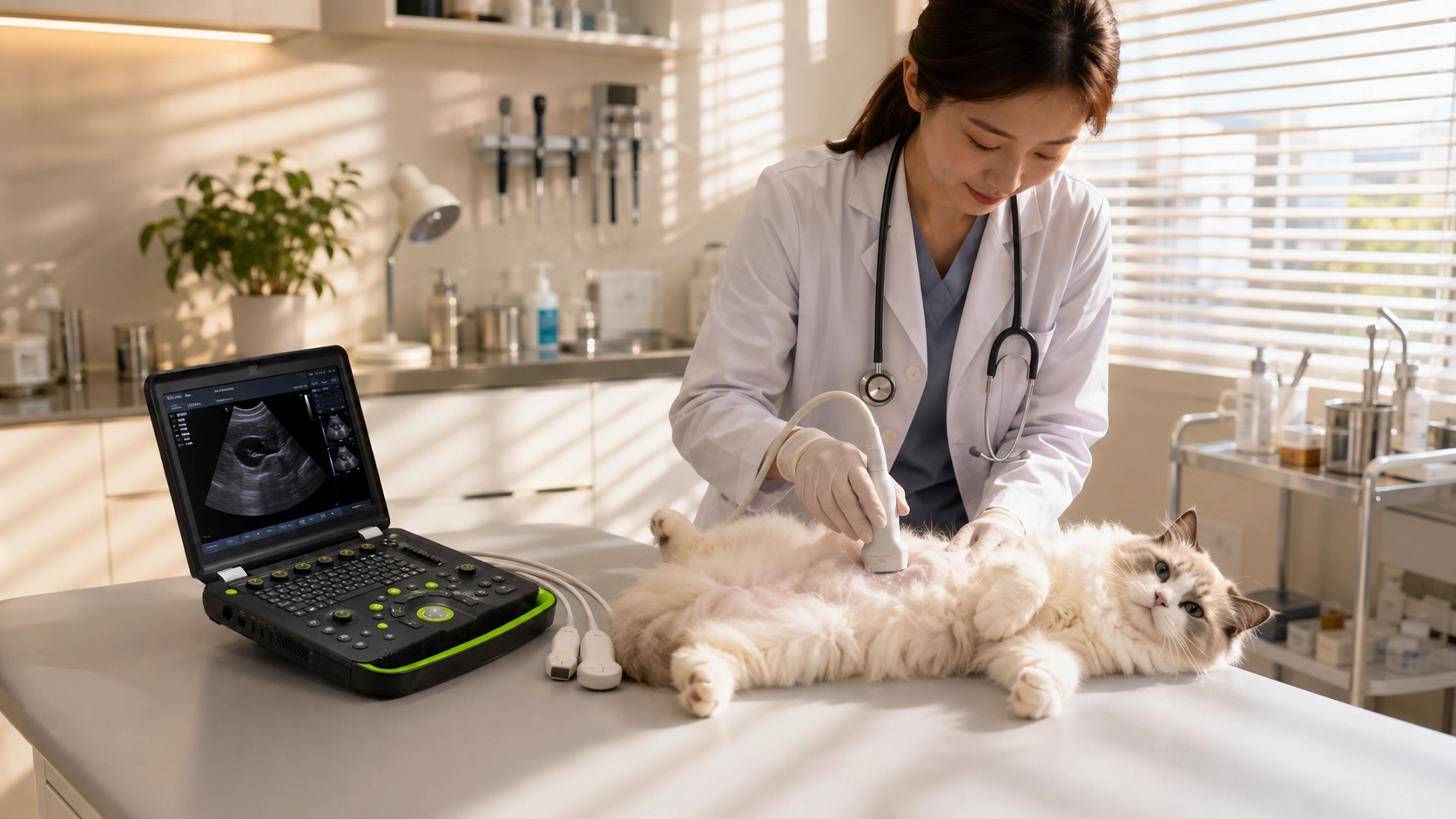 Smart Portable Ultrasound Scanner for Pets · Morning Professional Diagnosis · GuardLynx