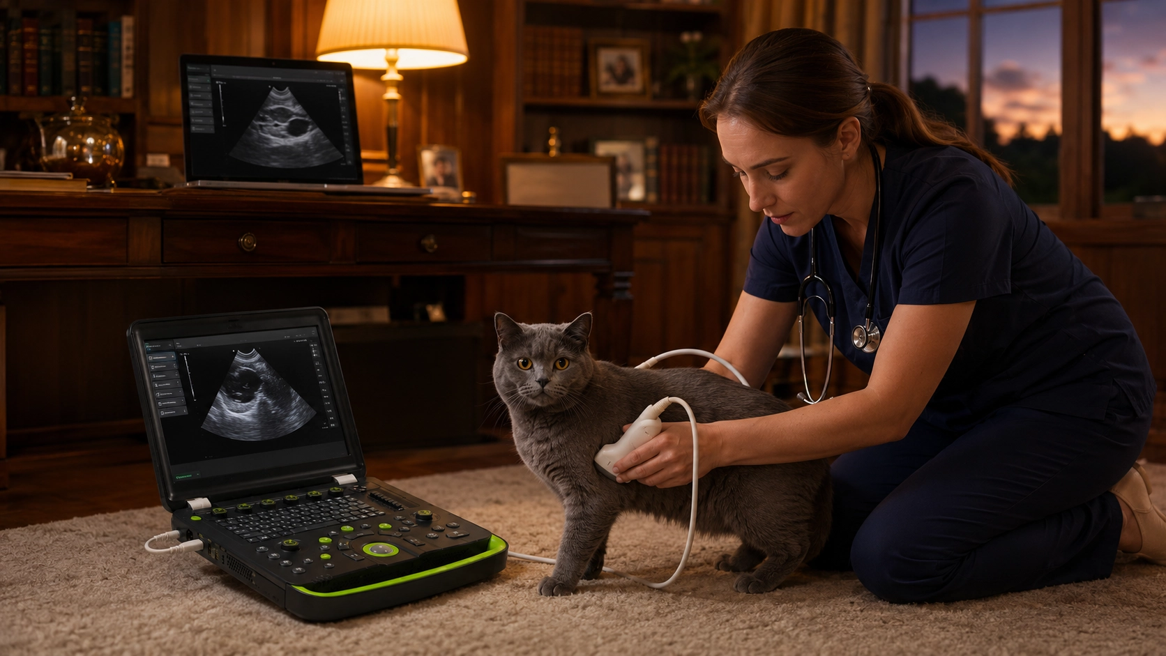 Smart Portable Ultrasound Scanner for Pets · Evening Home Consultation · GuardLynx