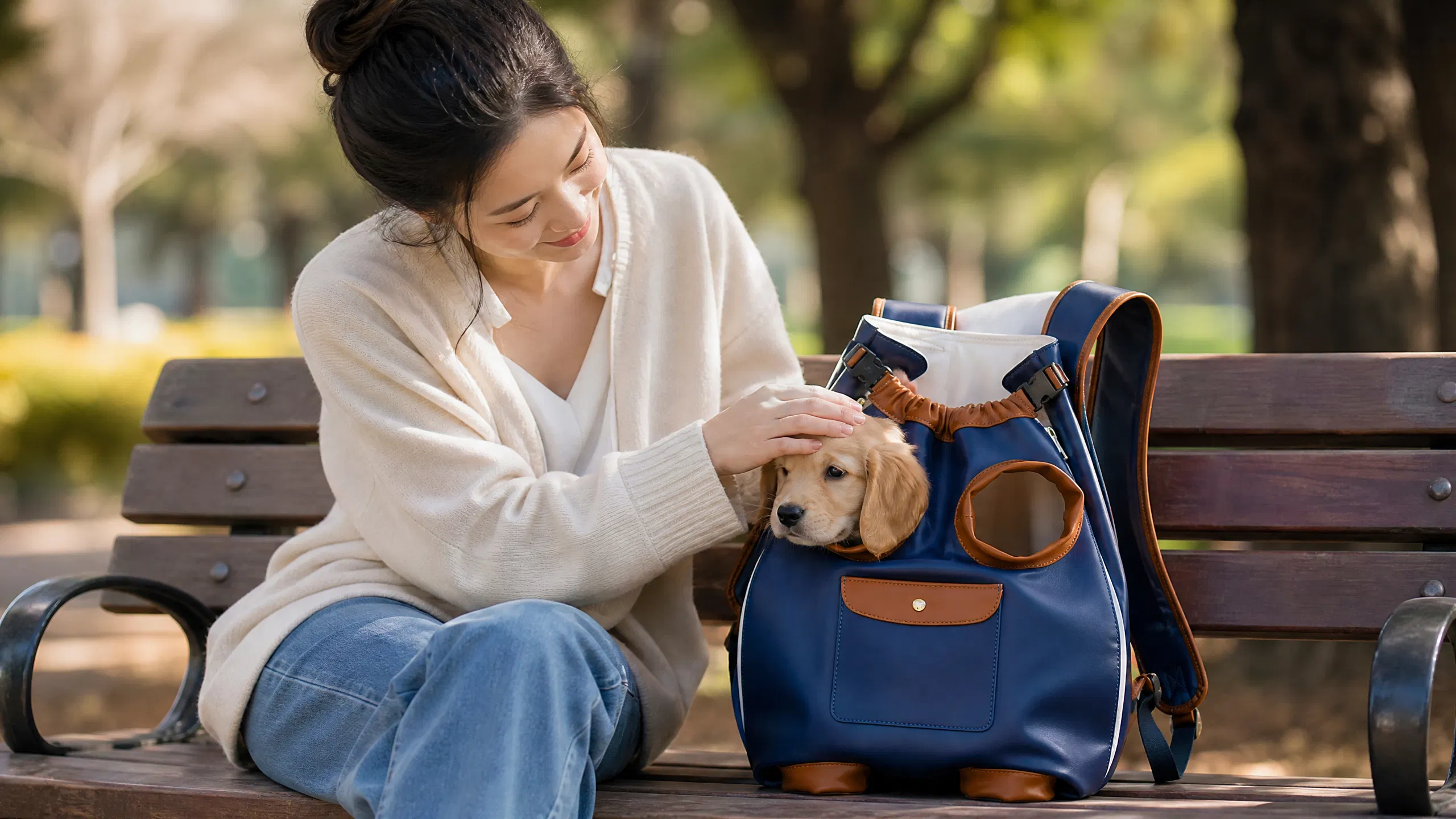 GuardHound Pet Travel Backpack · Evening City Lights · GuardHound DOG