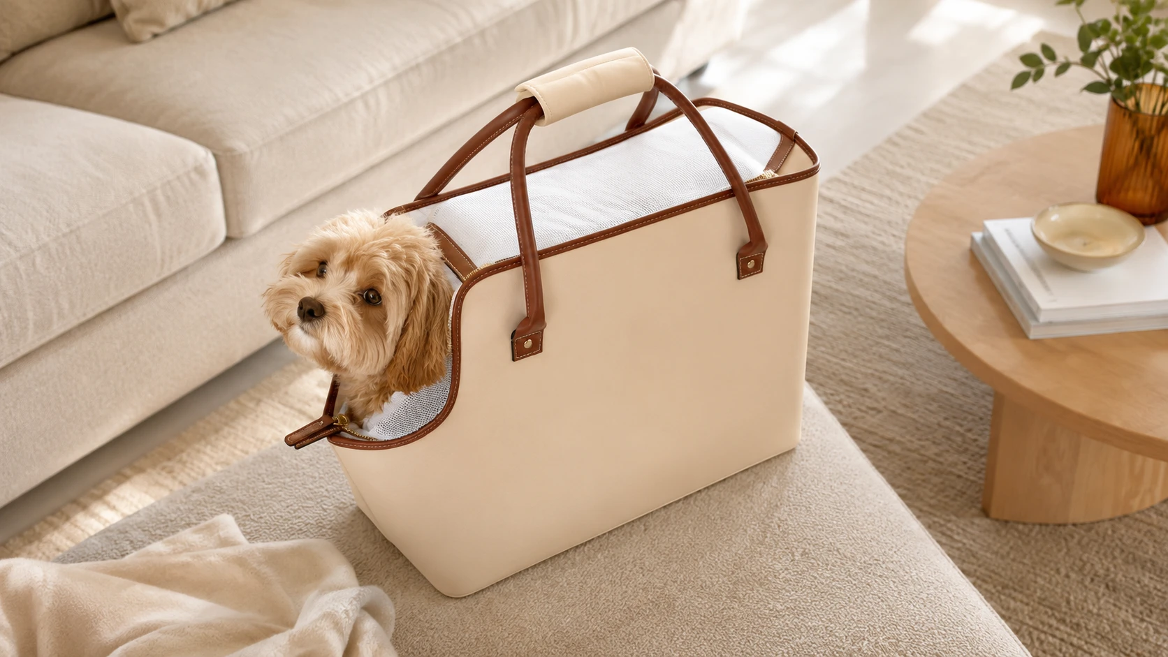 GuardHound Premium Pet Carrier Tote Bag · Adjustable Shoulder Strap · GuardHound DOG