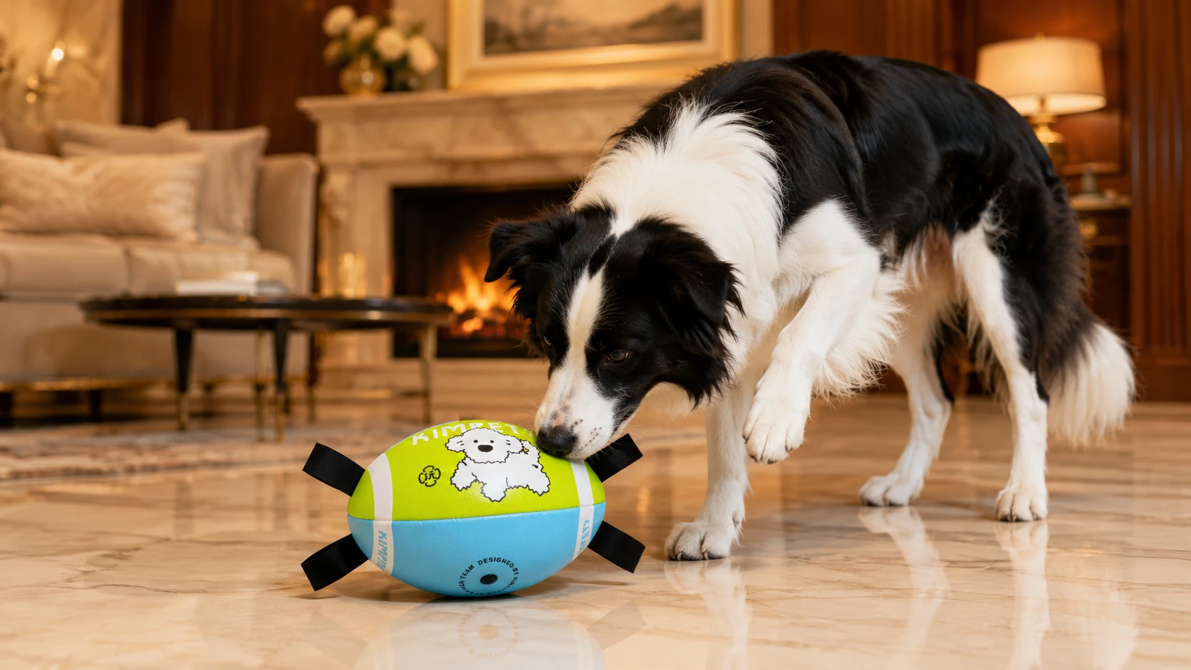 Interactive Motion Pet Play Ball · Smart Sensor Auto-Roll · GuardHound DOG