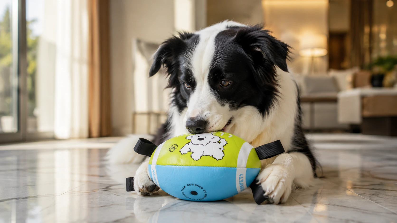 Interactive Motion Pet Play Ball · Food-Grade Silicone · GuardHound DOG