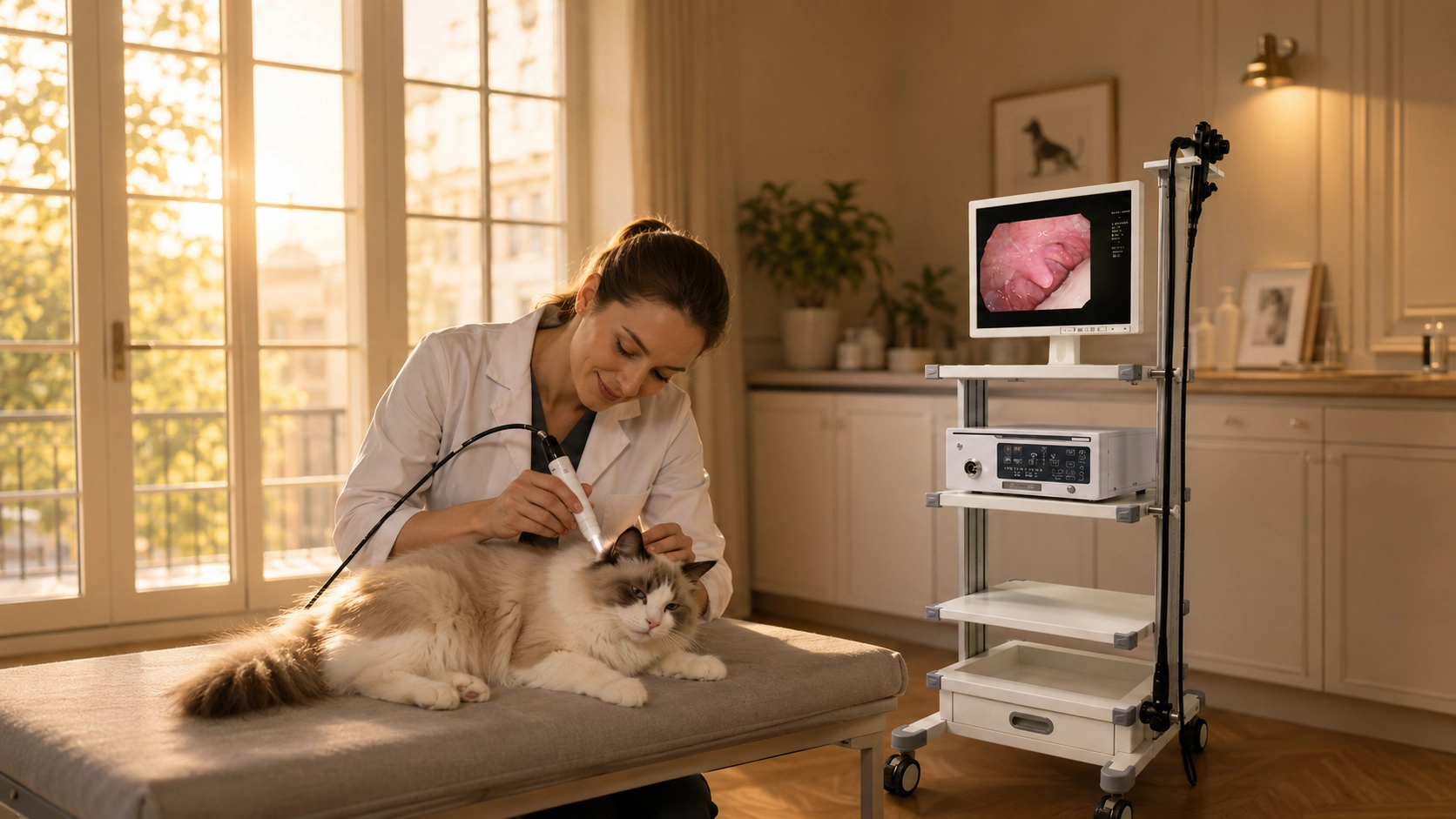PetScope Pro Veterinary Endoscope System · Morning Ear Exam · GuardLynx