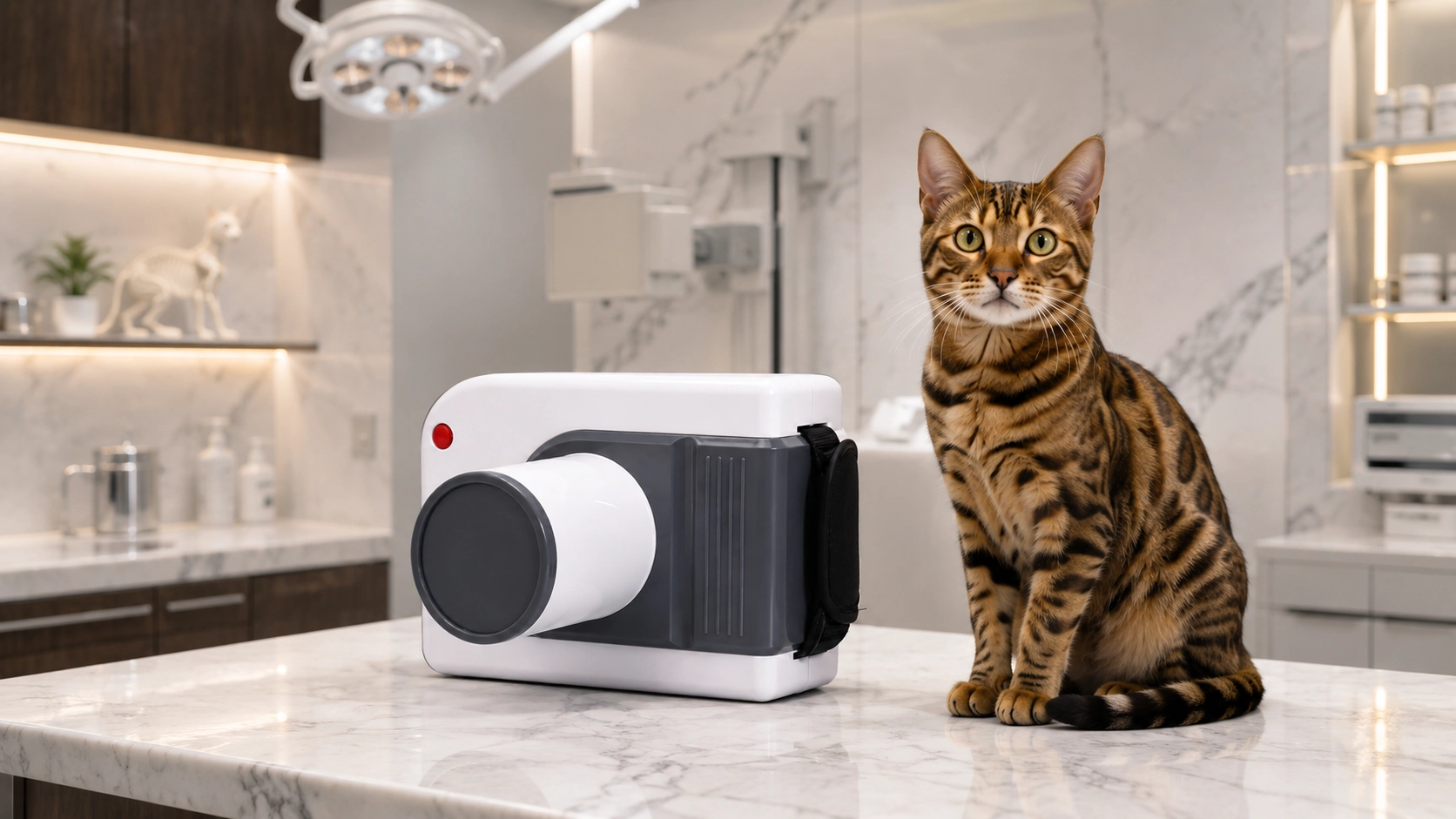 Handheld Veterinary X-Ray System · Smart Auto-Exposure · GuardLynx