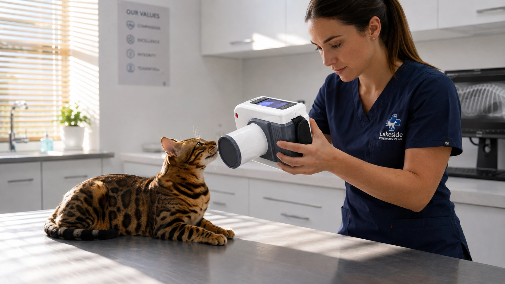 Handheld Veterinary X-Ray System · Morning Clinic · GuardLynx