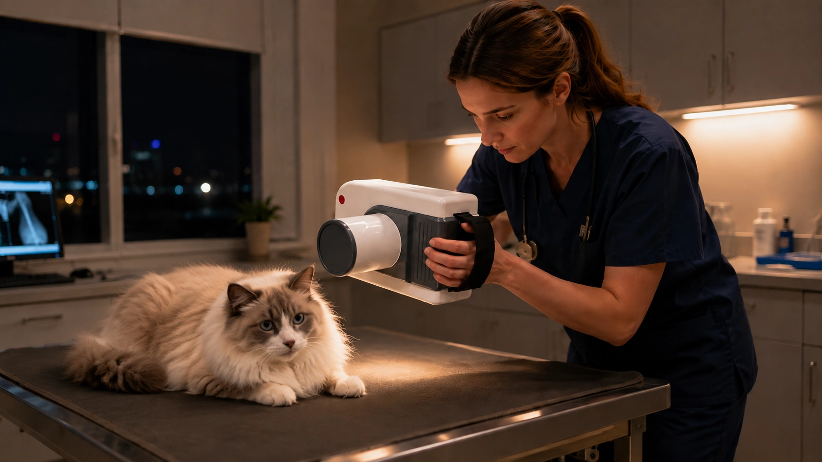 Handheld Veterinary X-Ray System · Night Clinic · GuardLynx