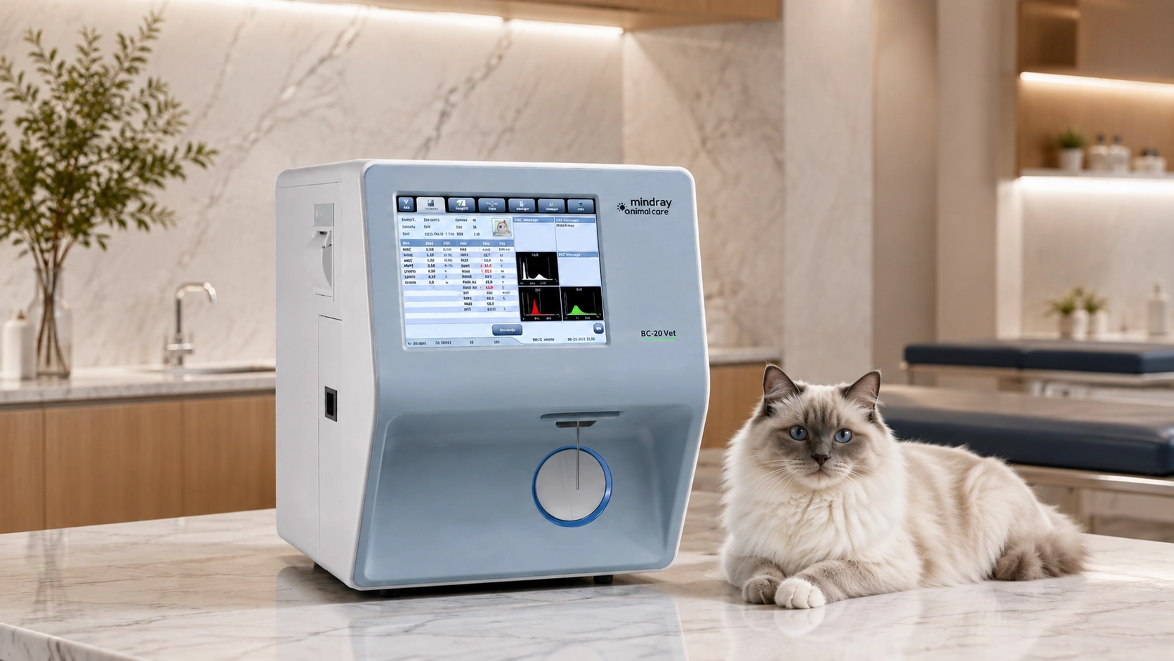 Automated Veterinary Blood Analyzer · Fully Automatic Sampling · GuardLynx