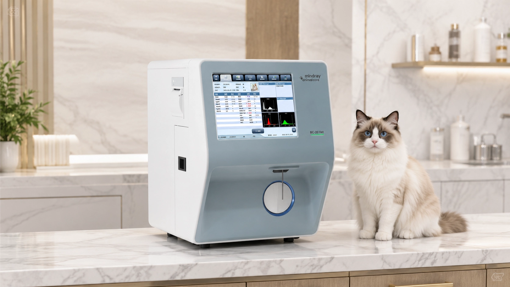 Automated Veterinary Blood Analyzer · Precise Three-Part Differential · GuardLynx