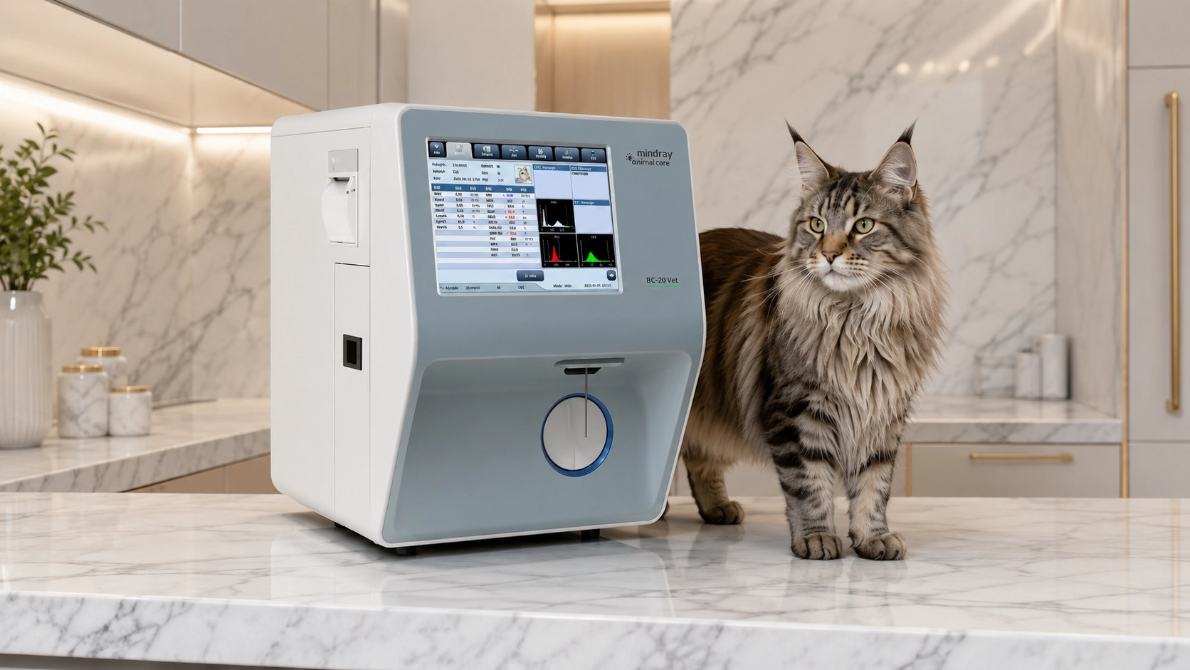 Automated Veterinary Blood Analyzer · Compact Design · GuardLynx