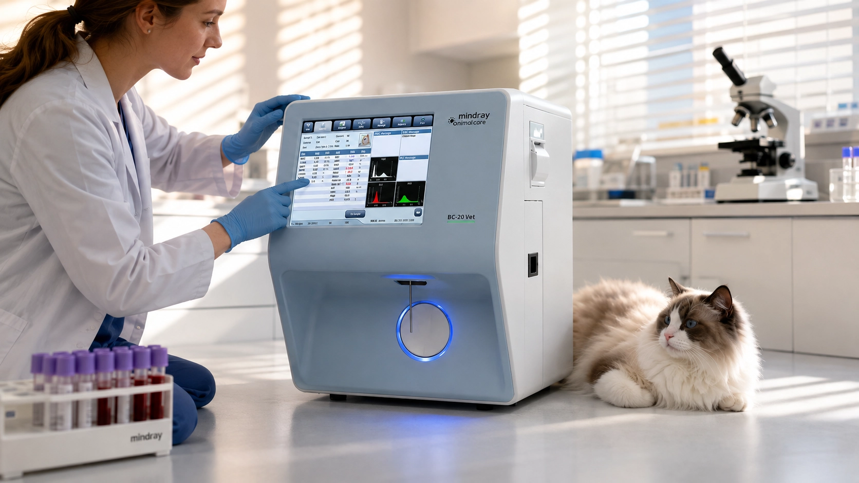 Automated Veterinary Blood Analyzer · Focused Laboratory Work · GuardLynx
