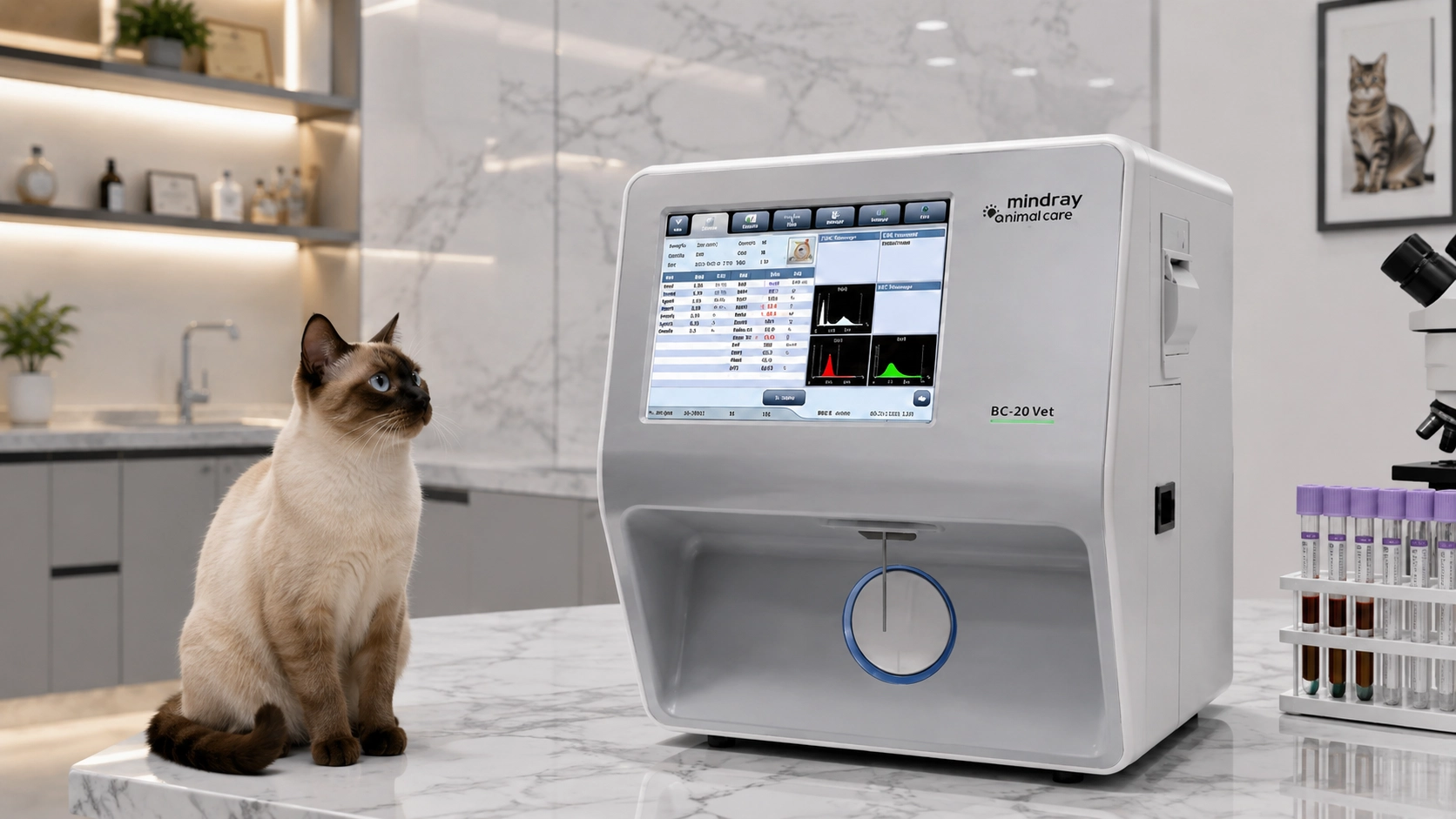 Automated Veterinary Blood Analyzer · Modern Diagnostics · GuardLynx