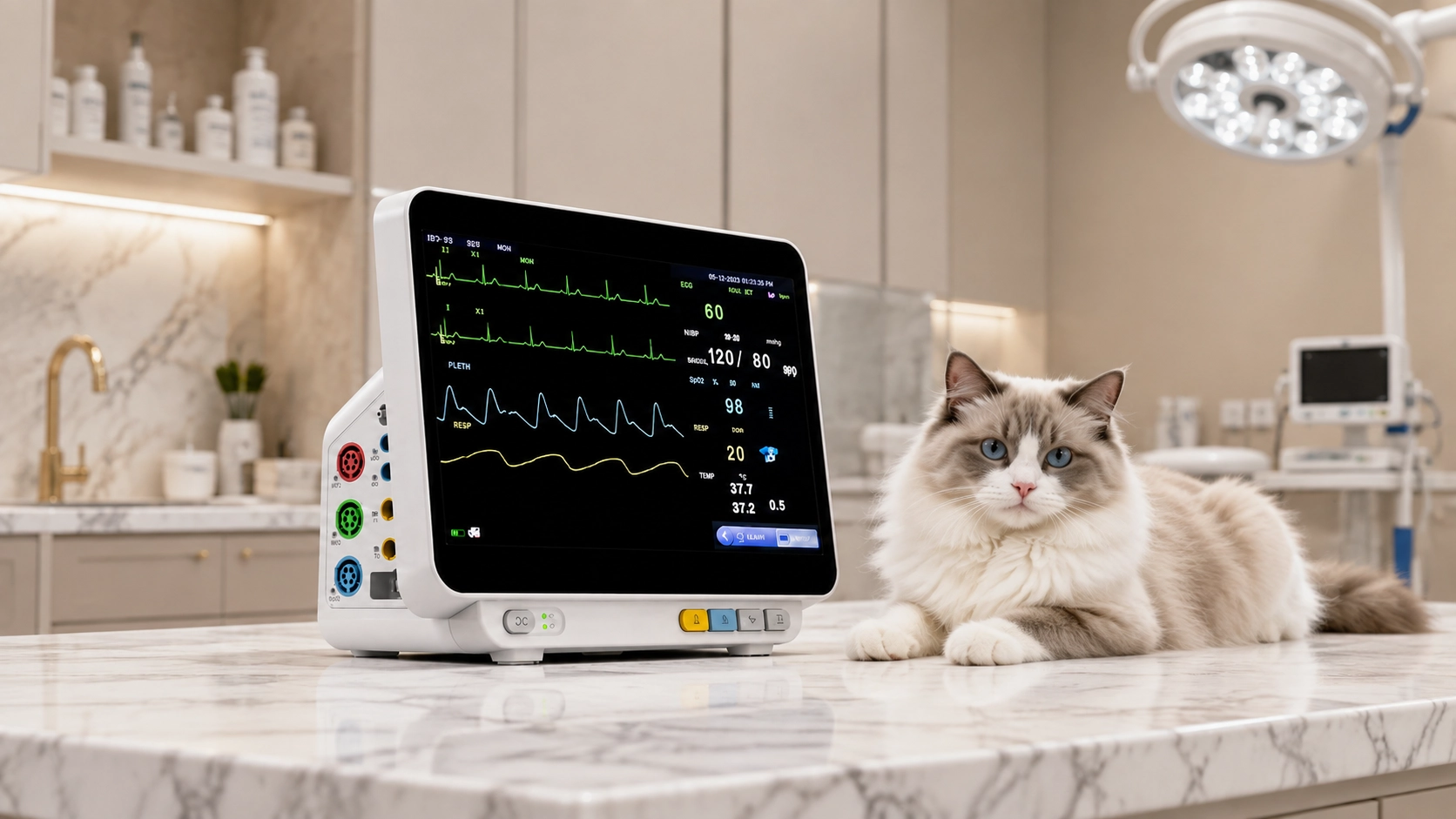 GuardLynx Smart Animal ECG Monitor · AI智能 · GuardLynx
