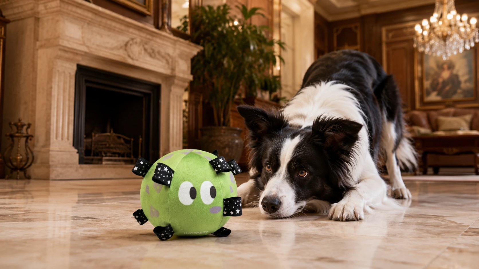 Lifelike Soccer Ball Dog Toy · GuardHound DOG