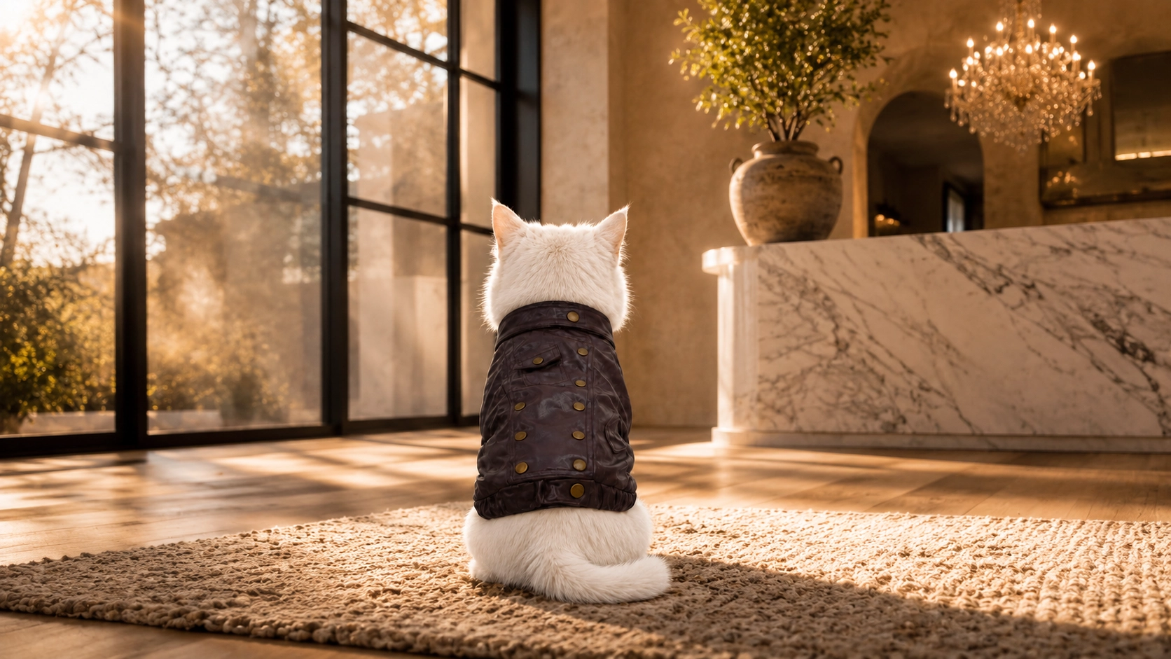 Rebel Rider Pet Leather Jacket · GuardLynx