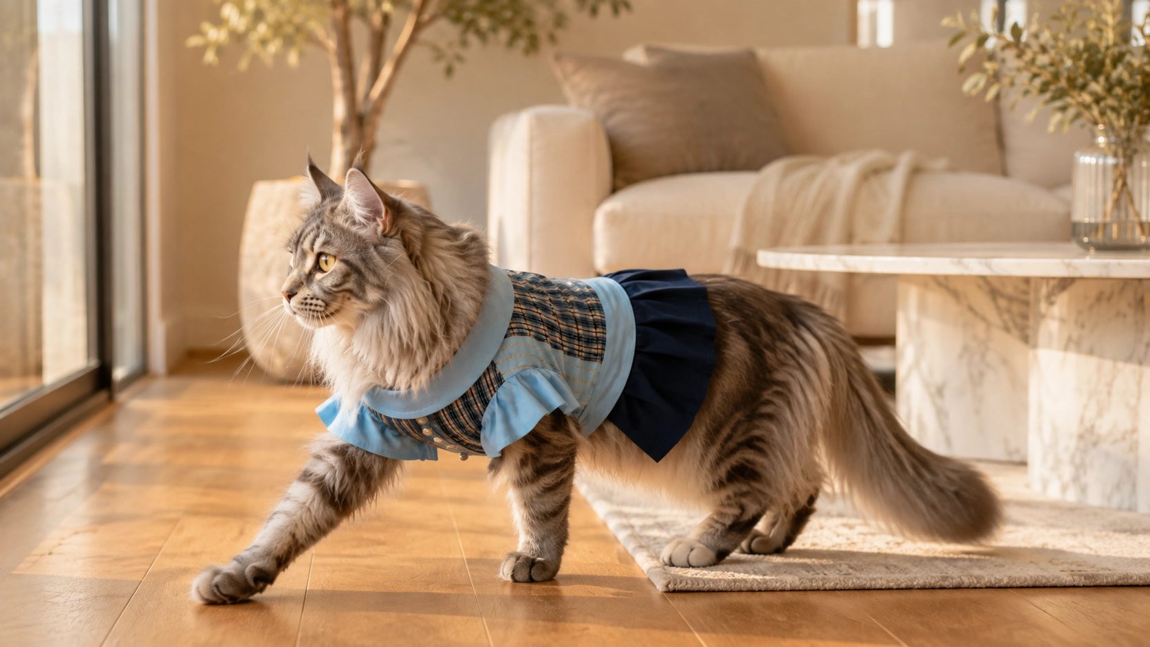 GuardLynx British Plaid Cotton Cat Apparel · Hook & Loop Closure · GuardLynx