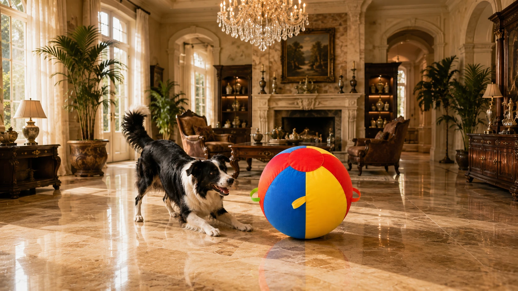 Interactive Smart Dog Ball with LED · Detail image 1 · GuardHound DOG
