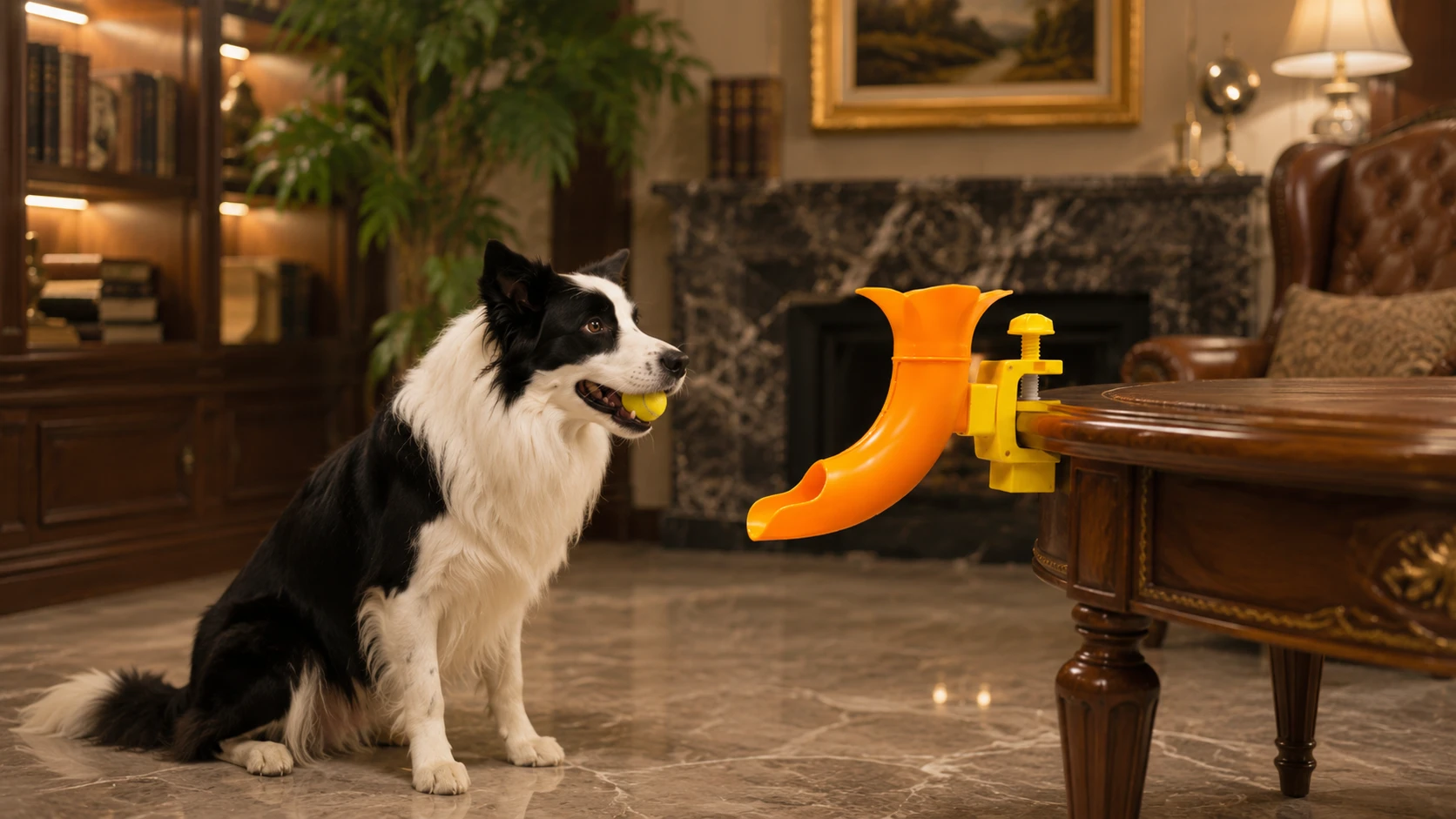 Interactive Dog Ball Launcher Toy · Manual Mode, No Batteries · GuardHound DOG