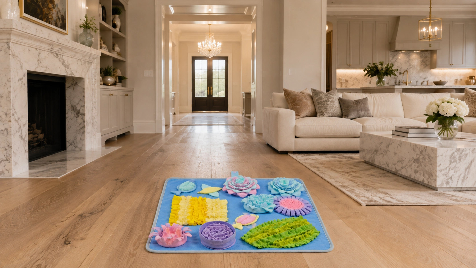 Ocean Themed Slow Feeder Snuffle Mat · Detail image 1 · GuardLynx