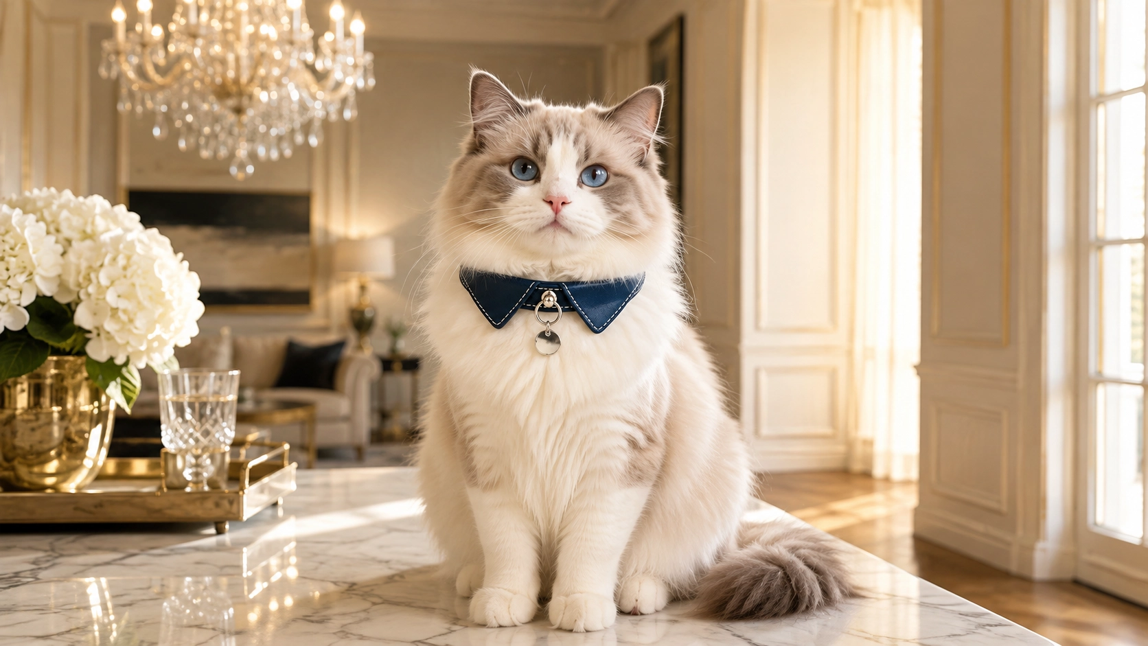 Gentleman's Bow Tie Leather Collar · GuardLynx