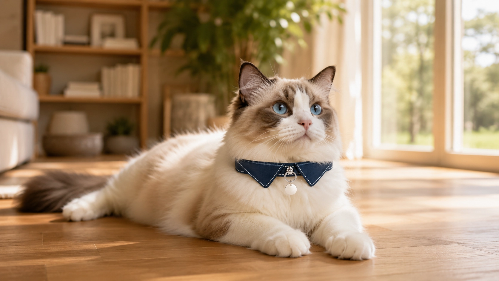 Gentleman's Bow Tie Leather Collar · Afternoon Study Companion · GuardLynx