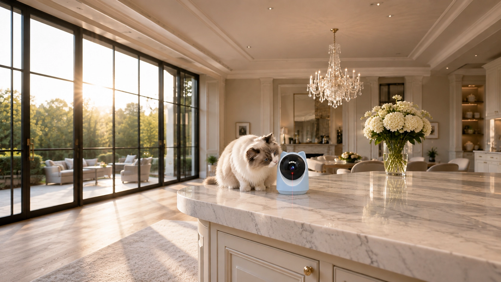 Cat Ear AI Laser Pet Camera with Interactive Tracking · Detail image 1 · GuardLynx