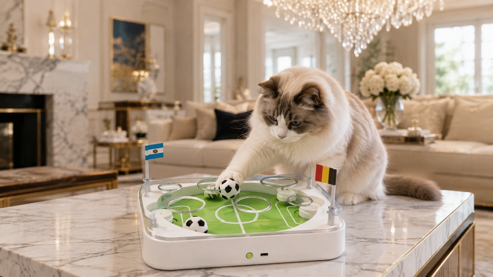 GuardLynx Smart Soccer Ball Cat Toy · Bring the World Cup Home · GuardLynx