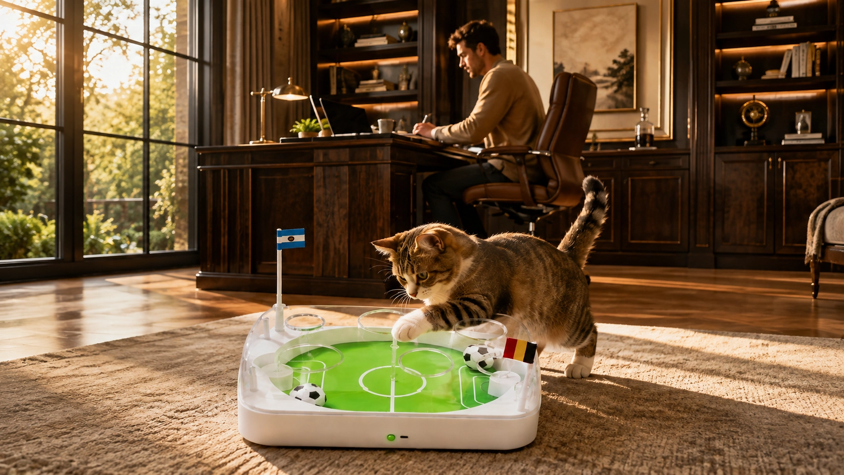 GuardLynx Smart Soccer Ball Cat Toy · Solo Play Companion · GuardLynx
