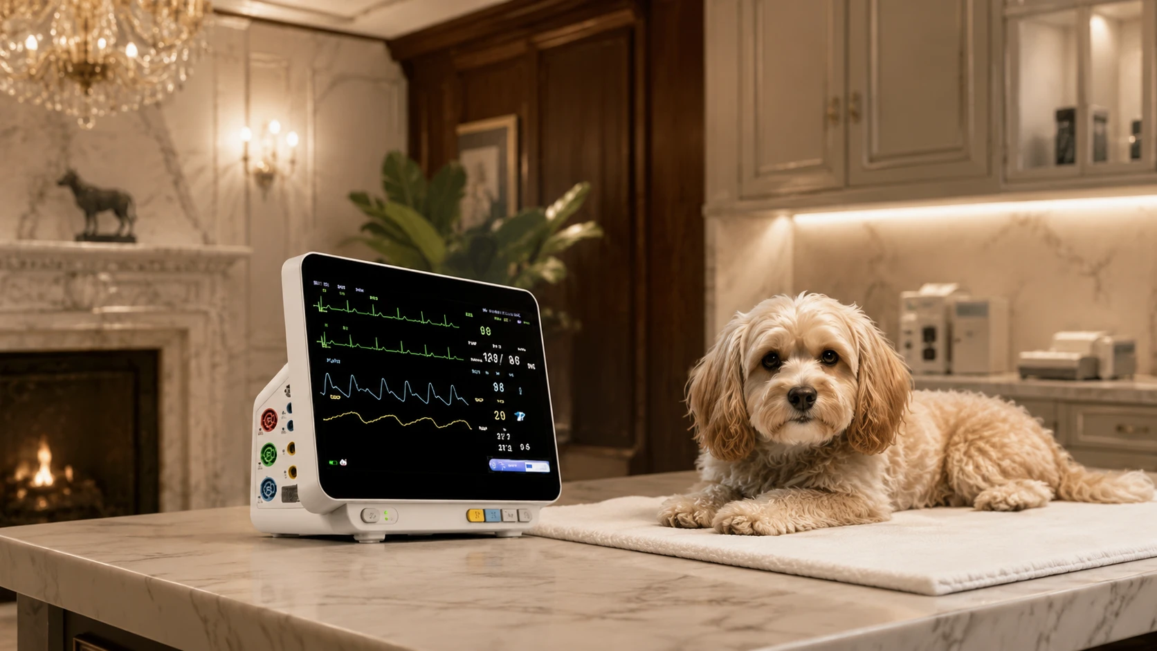 Animal ECG Monitor for Smart Health Tracking · GuardHound DOG