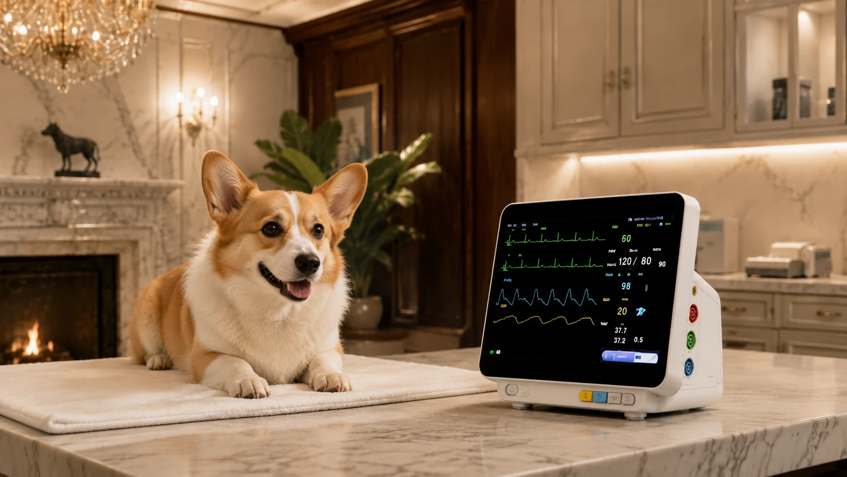 Animal ECG Monitor for Smart Health Tracking · Seamless Smart Connectivity · GuardHound DOG