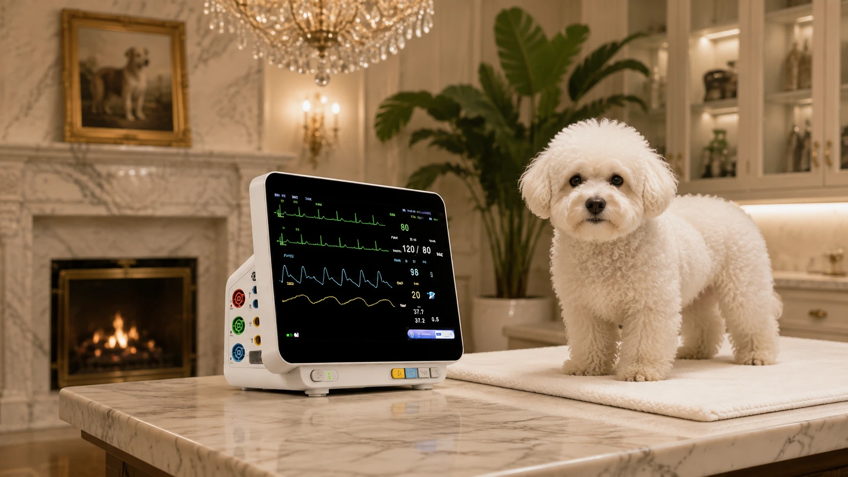 Animal ECG Monitor for Smart Health Tracking · Comfort-First Design · GuardHound DOG