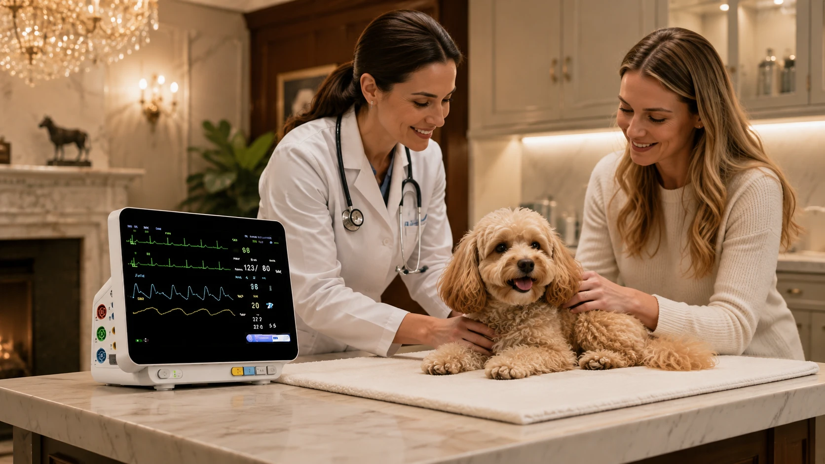 Animal ECG Monitor for Smart Health Tracking · Home Health Checks · GuardHound DOG