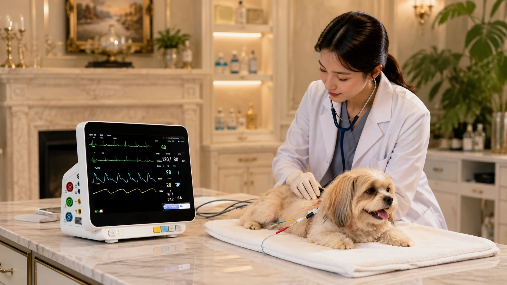 Animal ECG Monitor for Smart Health Tracking · Senior Pet Care · GuardHound DOG