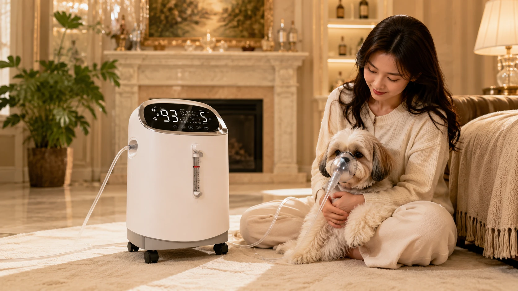GuardHound 5L Pet Oxygen Concentrator · Senior Pet Care · GuardHound DOG