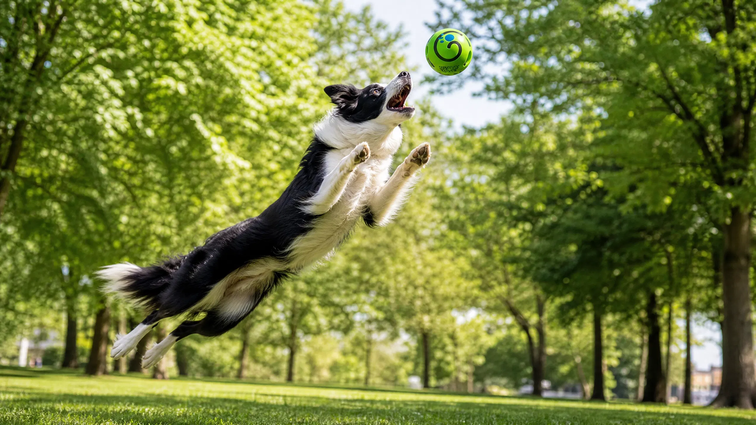 Durable Squeaky Rubber Ball for Dogs · Natural rubber, safe · GuardHound DOG