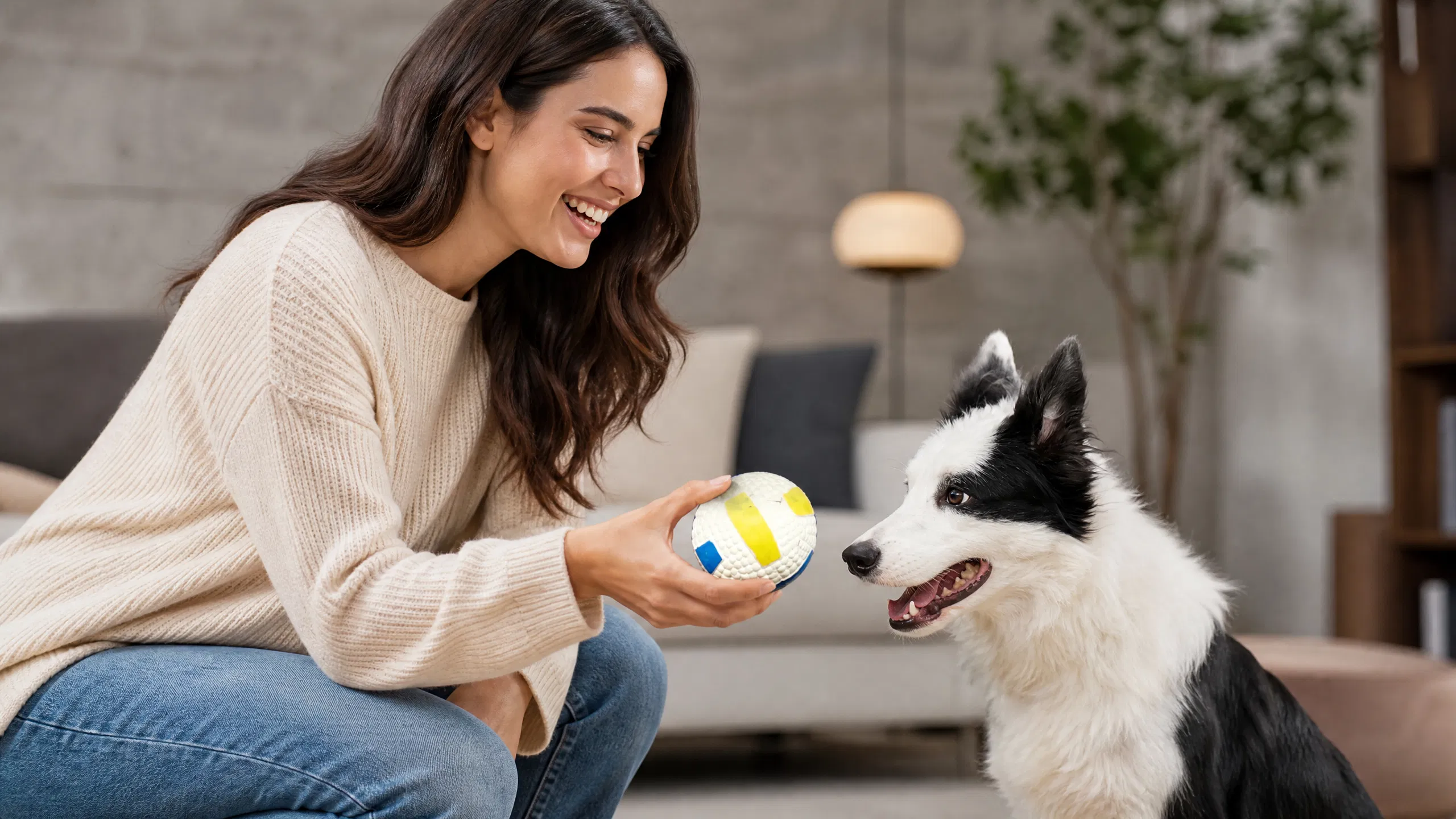 Interactive Chew Toy Ball for Aggressive Chewers · Kitchen Morning Light · GuardHound DOG