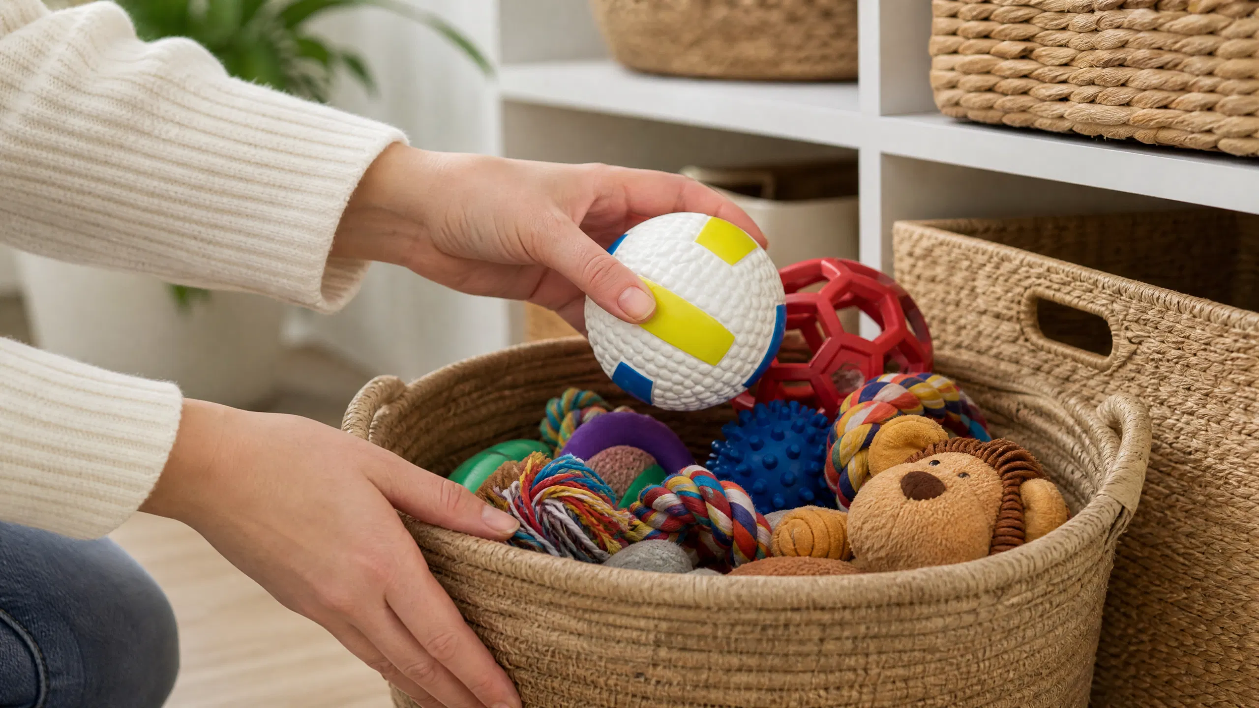 Interactive Chew Toy Ball for Aggressive Chewers · Study Focused Play · GuardHound DOG