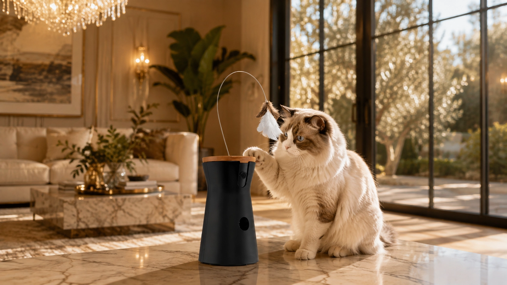 360° AI Cat Camera with Laser Play · GuardLynx