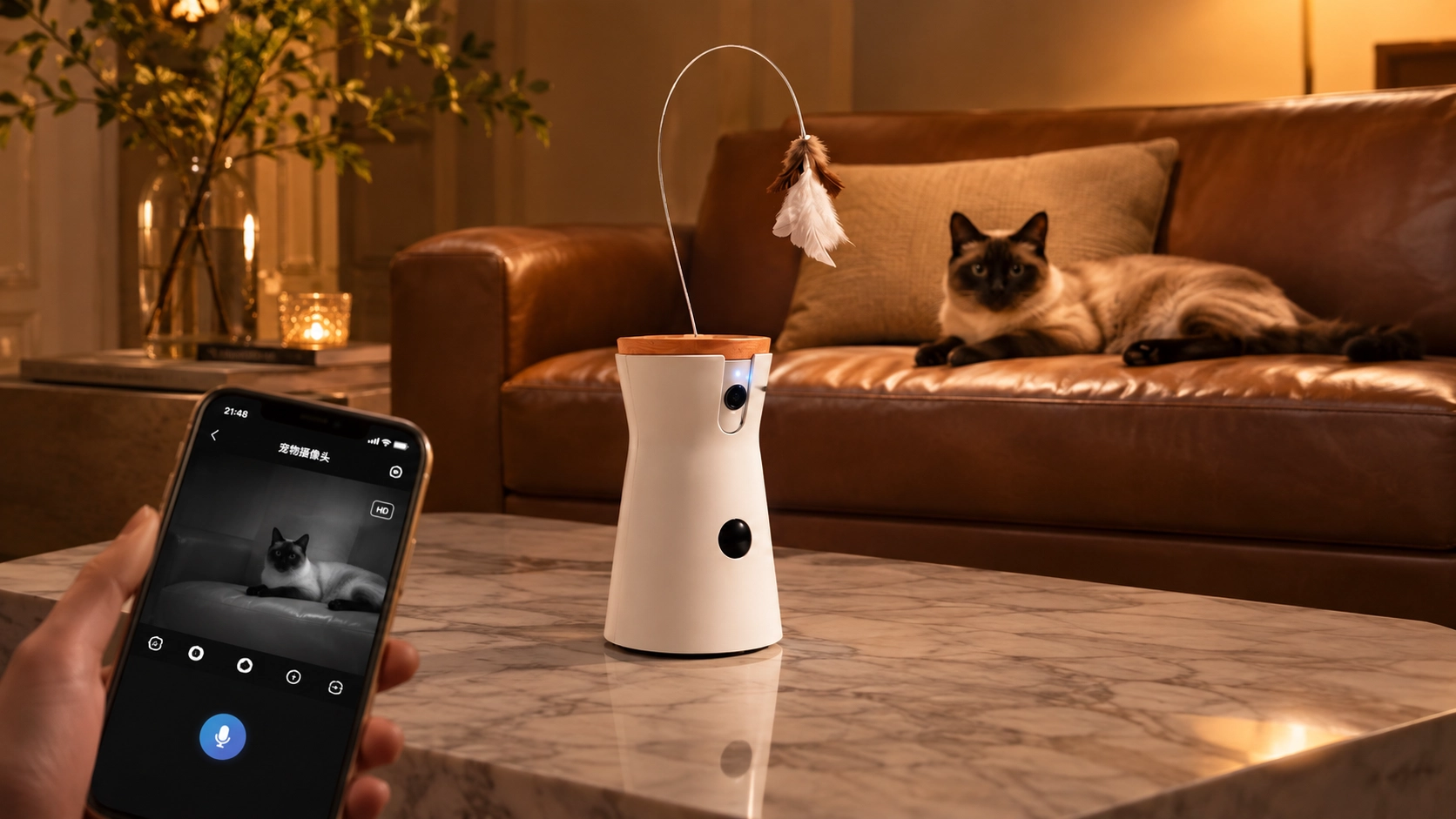 360° AI Cat Camera with Laser Play · Night Guardian · GuardLynx