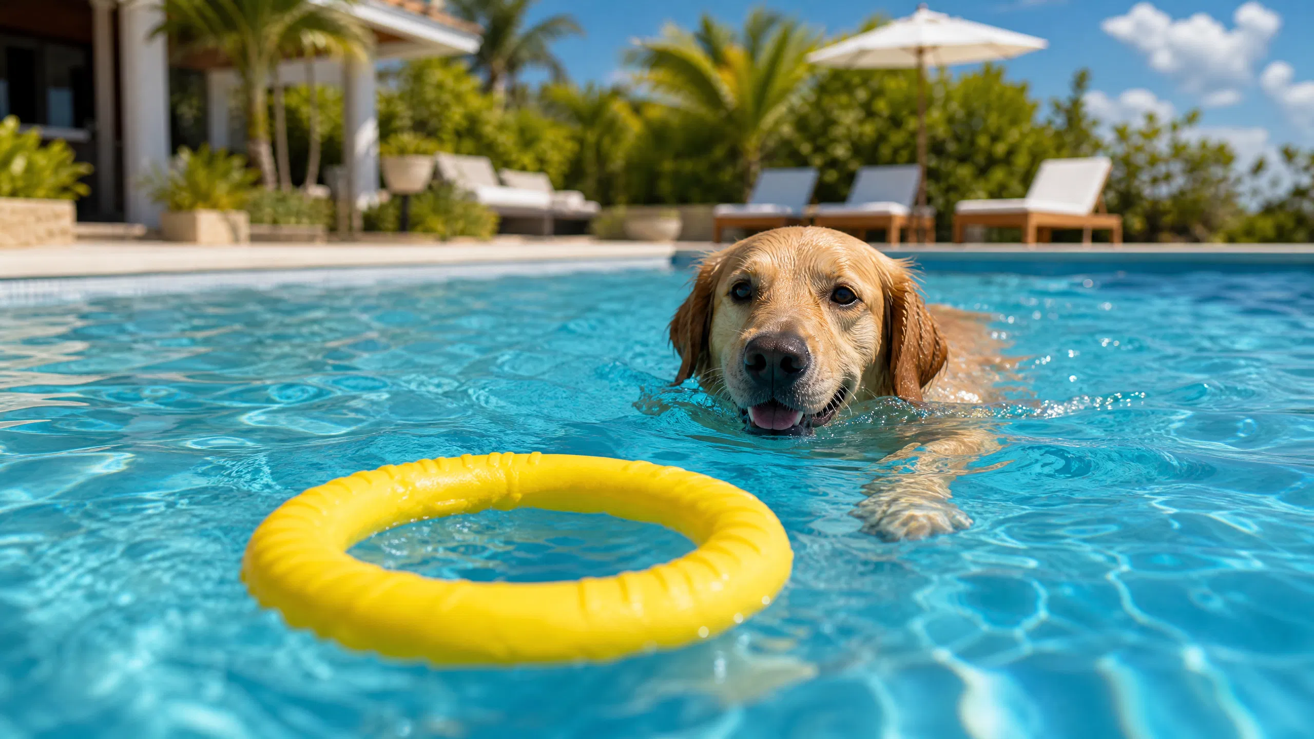 EVA Floating Chew Ball Dog Toy · Floating Design · GuardHound DOG