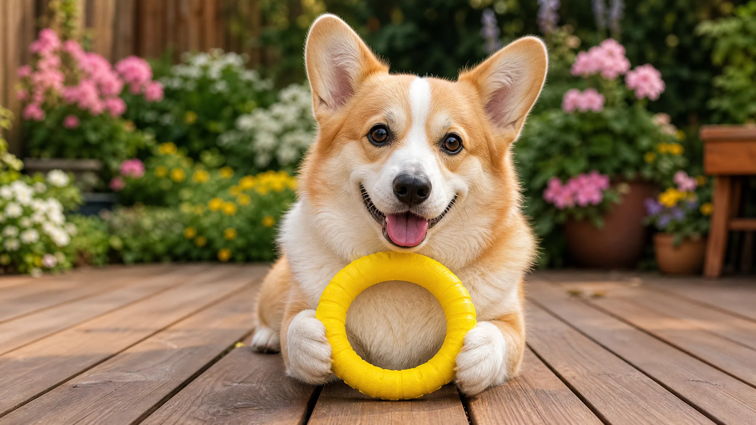 EVA Floating Chew Ball Dog Toy · High Elasticity · GuardHound DOG